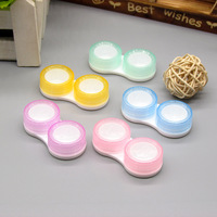 Set of 5 contact lens cases K-579-15, 55x26x13 mm