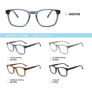 Plastic acetate eyeglasses frame for women WD1418