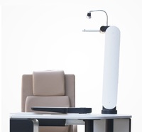 Рабочее место офтальмолога, комбинированный стол с кнопочным управлением + кресло PK-200B, столешница 1100*400 мм 