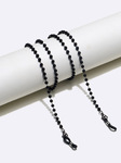 Цепочка для очков с черным жемчугом GL1021
