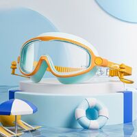 Очки для плавания детские (3-15 лет) водонепроницаемые с защитой от запотевания BE028-YU