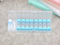 Мининабор с контейнерами для хранения контактных линз DF8BHRGP, 8шт