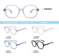 Plastic acetate eyeglasses frame for women WD1504