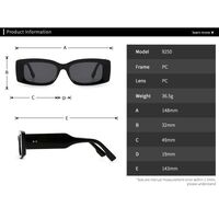 Plastic retro sunglasses with anti-blue light protection for women Elit 9250-EL-1