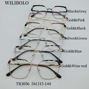 Metal + TR90 ultrathin women's frames with spring hinges Wilibolo TR3056