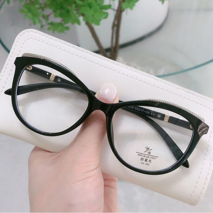 Combined frame (metal + TR90) with Blue Ray Cut protection lenses MAMO TR8219