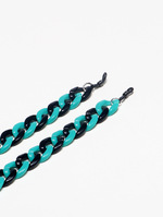 Acrylic black and malachite green glasses chain retro fashion GB048