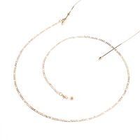 Металлическая нескользящая цепочка золотого цвета, для очков и масок GL1038