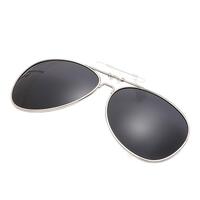 Насадка металлическая солнцезащитная для очков (клипон) F8501