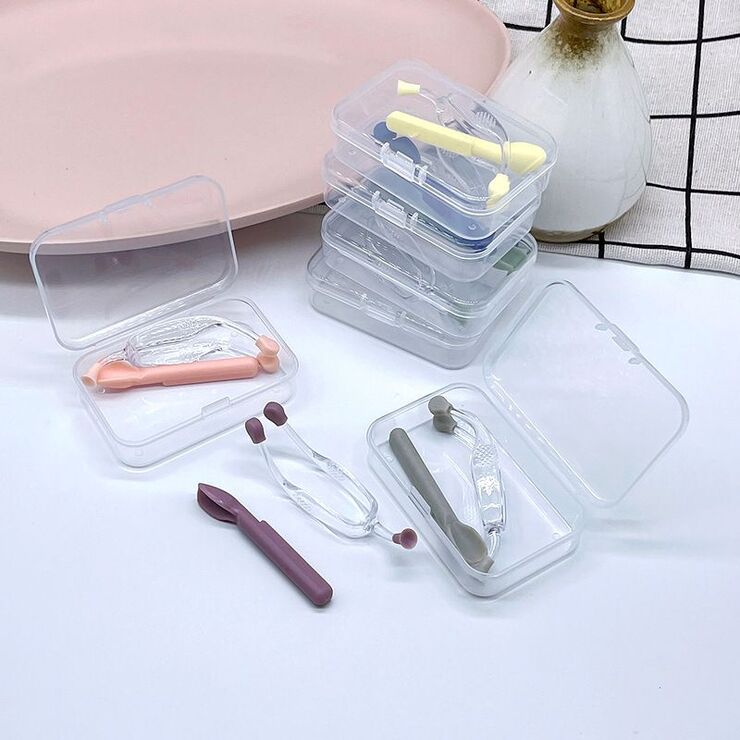 Mini soft contact lens kit with 5 containers KD-888镊子+佩戴勺