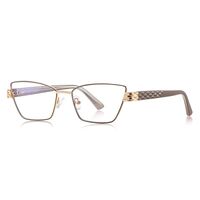Metal + TR90 plastic Blue Blocker glasses frame for women with UV and blue light protection lenses More FCS3170