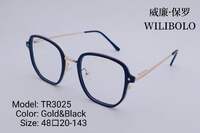 Metal +TR90 ultrathin women's frames with spring hinges Wilibolo TR3025