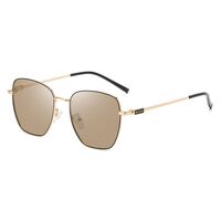 Очки металлические фотохромные с защитой от синего света 9656-GT