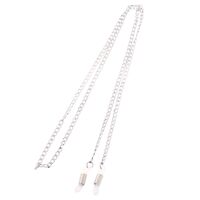 Silver-colored metal non-slip chain, for glasses and masks GS004
