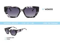 Plastic acetate frame polarized sunglasses WD6032