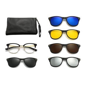 El Dorado frames with polarized sunshades set (clip-on) on magnet 2276T (5 pieces) 