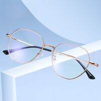 Metal glasses with Blue ray cut 2897-3-GT
