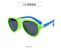 Детские силиконовые солнцезащитные поляризационные очки с защитой UV400 T1759