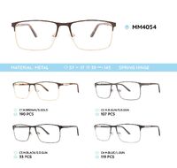Metal men's frame for glasses MM4054