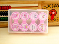 Mini set with contact lens cases XF031, 4pcs