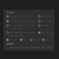 Набор отверток универсальный, 59 элементов в одном в пластиковом кейсе