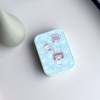 Soft contact lens XY5052莲花熊兔女孩