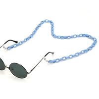 Acrylic non-slip matte chain, concave shape, for glasses and masks GB033