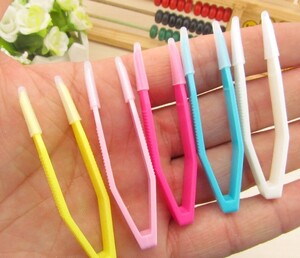 Пинцеты 5.8см  для работы с контактными линзами 单个镊子