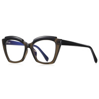 Women's fashion glasses in the style of an eyebrow  plastic frames for glasses TR90+CA material (flex hinges) FOCUS FCS2122