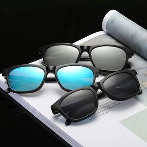TR90 plastic frame + polarized sun protection magnet clip-on El Dorado EL2250
