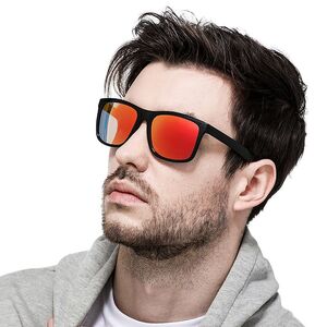 Polarized plastic TR90 sunglasses with UV400 protection 5048-GT