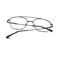Metal eyeglasses V8612 with blue ray cut protection, diopters from 0.00 to -6.00, not centered 