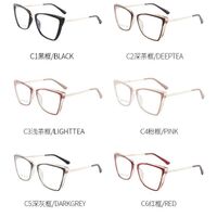 Оправа для очков пластиковая TR90 с защитой от синего света, с флексом FA87078