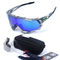 Safety shockproof sports goggles +3 caps, case 骑行套装-全框-109