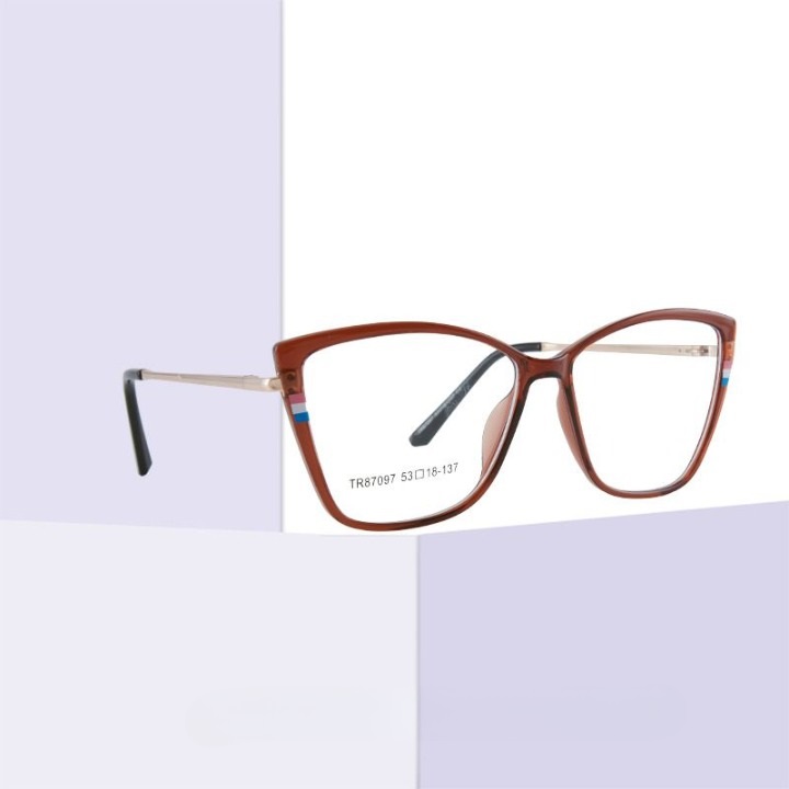 TR90 plastic frame or glasses with blue light protection, with spring hinges FA87097