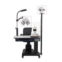 Рабочее место офтальмолога, комбинированный стол + кресло W-181A, столешница 900*500 мм