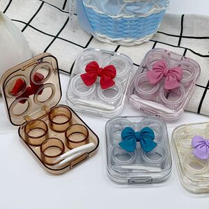 Мини-набор для мягких контактных линз + 2 контейнера для хранения M5001双副蝴蝶结