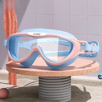 Swimming childrens (3-15 yers) waterproof anti-fog goggles 2080-YU