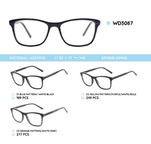 Plastic frames for glasses acetate material WD3087