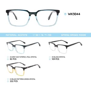 Acetate plastic frames for kids, with spring higes WK3044