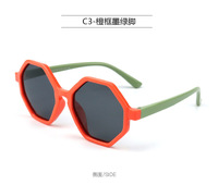 Polarized silicone sunglasses with UV400 protection for kids T11023