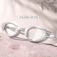 Swimming waterproof anti-fog goggles, with cap, diopters from -2.00 to -6.00, A39-YU