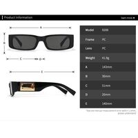 Plastic square sunglasses Elit 9206-EL