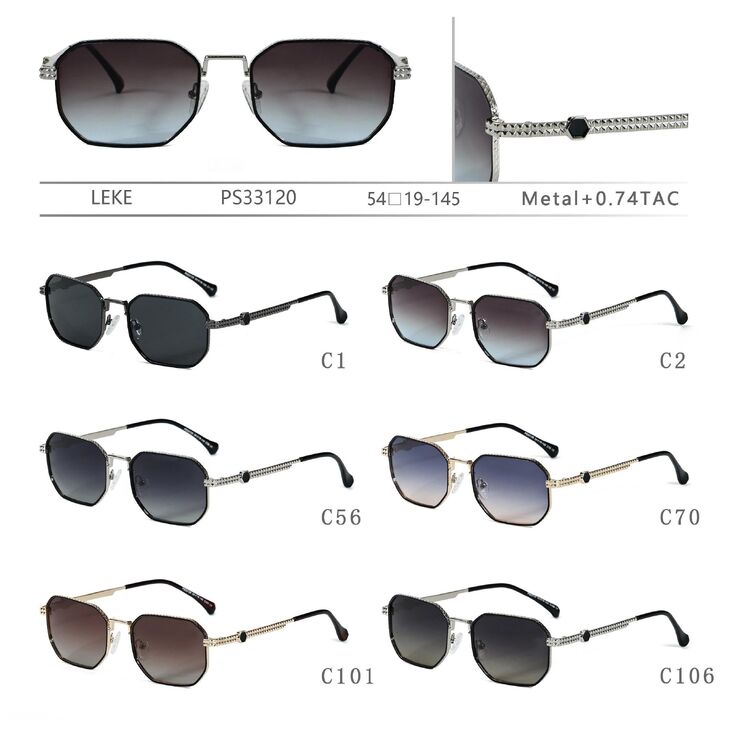 Polarized metal sunglasses Leke PS33120
