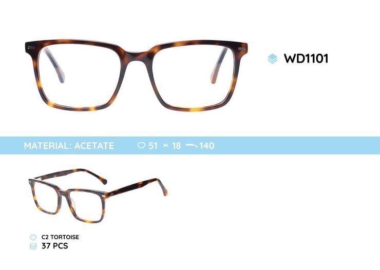 Plastic frames for glasses acetate material WD1101