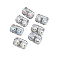 Mini soft contact lens kit W806透明蓝圈狗