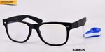 黑框防兰光电脑镜 Очки пластиковые блю-блокеры для работы за компьютером Mystery 28002B (чехол и инструкция в комплекте)