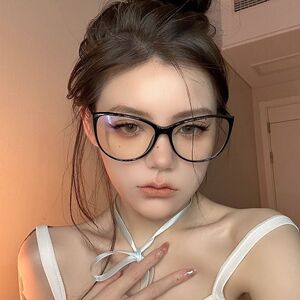 Plastic glasses with blue light protection for women 66010-PN