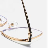 Очки металлические с защитой от синего света 9677-2-GT