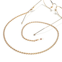 Fashion glasses chain with hearts GL1332